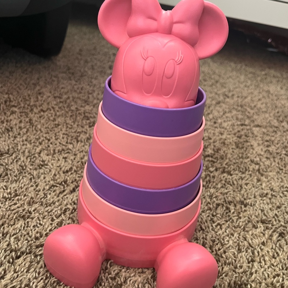 Pink and Purple Stacking Toy